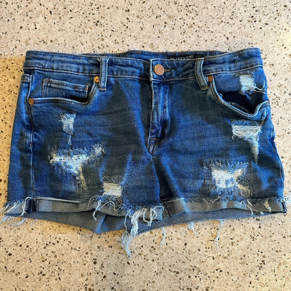 Amira Distressed Short Blank NYC size 4